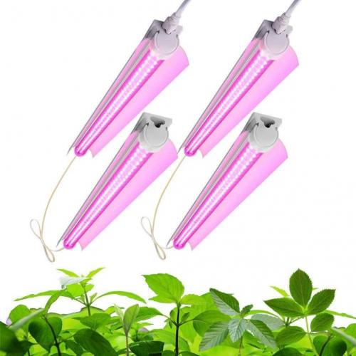 Barrina Led Grow Light 2ft t8 Plants 4 pk