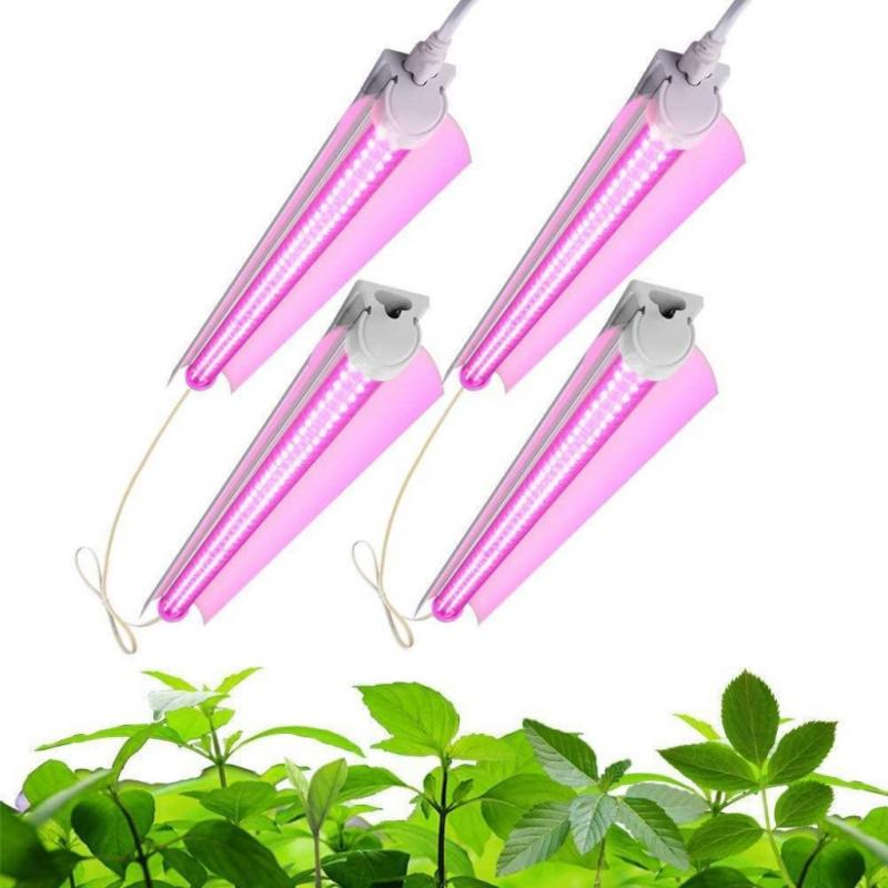 Barrina Led Grow Light 2ft t8 Plants 4 pk
