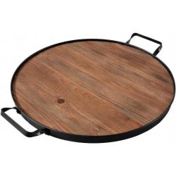 Wine Barrel Serving Tray Thirteen Chefs