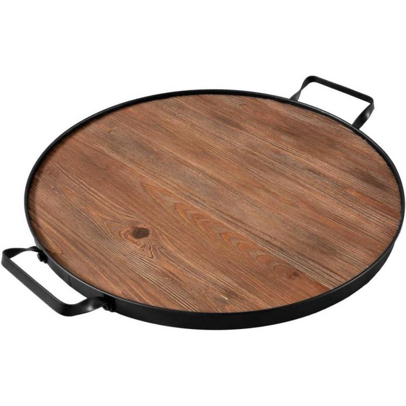 Wine Barrel Serving Tray Thirteen Chefs
