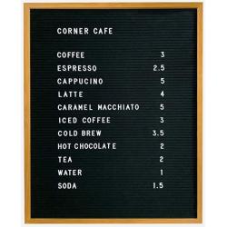 Letter Board Sign Felt Board Letters 30×24 in. Changeable Letter Boards