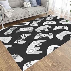 3X5 Area Rug of Indoor Outdoor Kids Area Rugs Use Video Game Controllers