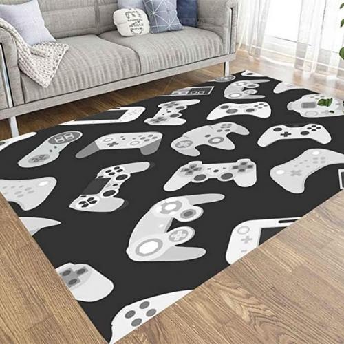 3X5 Area Rug of Indoor Outdoor Kids Area Rugs Use Video Game Controllers