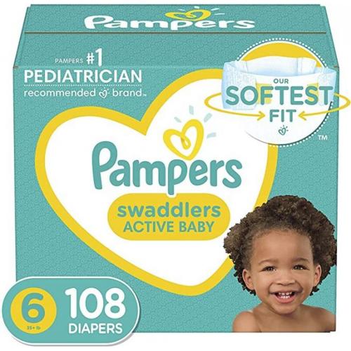 Pampers Swaddlers Size 6 108 count