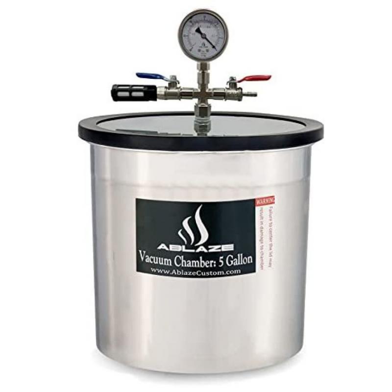 Ablaze Custom Vacuum Chamber: 5 Gallon