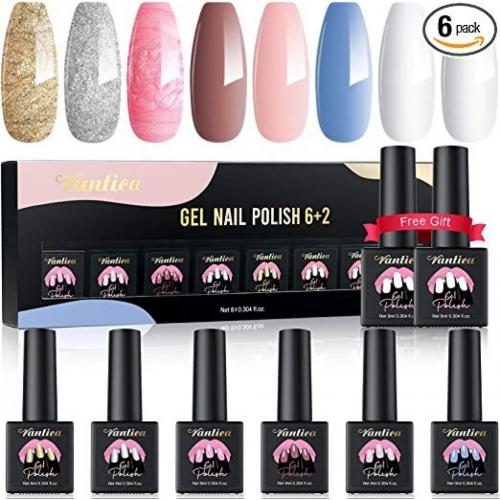 Vantica 8 Gel Nail Polish Set