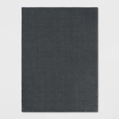 4'x5'6 Solid Washable Accent Rug Gray - Made By Design