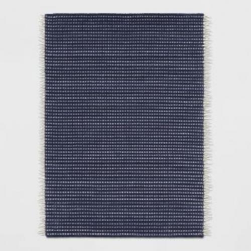 5'x7' Fringe Tufted Area Rug Blue - Threshold