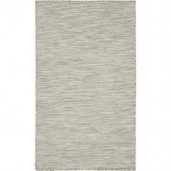 Nourison Positano POS01 Indoor/Outdoor Area Rug - Light Grey 3' x 5'