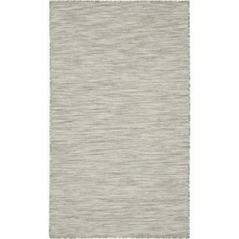 Nourison Positano POS01 Indoor/Outdoor Area Rug - Light Grey 3' x 5'