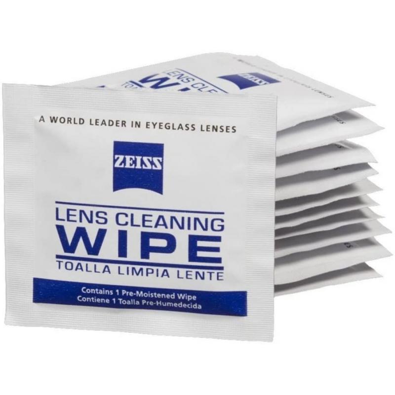 Zeiss Pre-Moistened Lens Cleaning Wipes, 6 x 5-Inches, 50 count