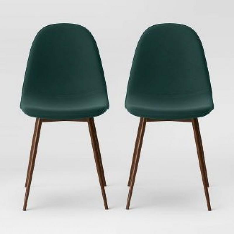 2pc Copley Upholstered Dining Chair Green - Project 62