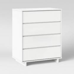 Modern 4 Drawer Dresser White - Room Essentials