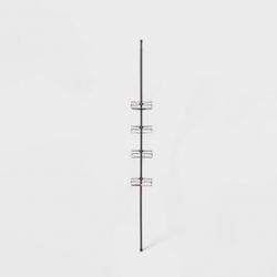 Steel Corner Tension Pole Caddy Matte Black - Made By Design