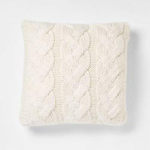 Threshold Cable Knit Throw Pillow 24x24