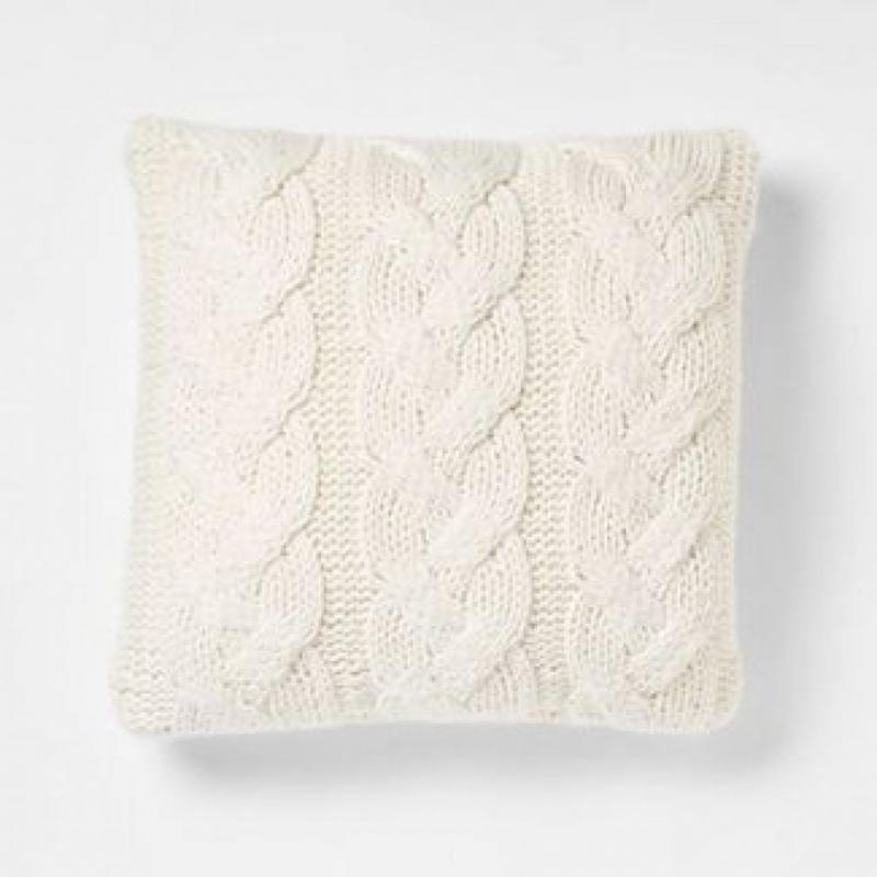 Threshold Cable Knit Throw Pillow 24x24