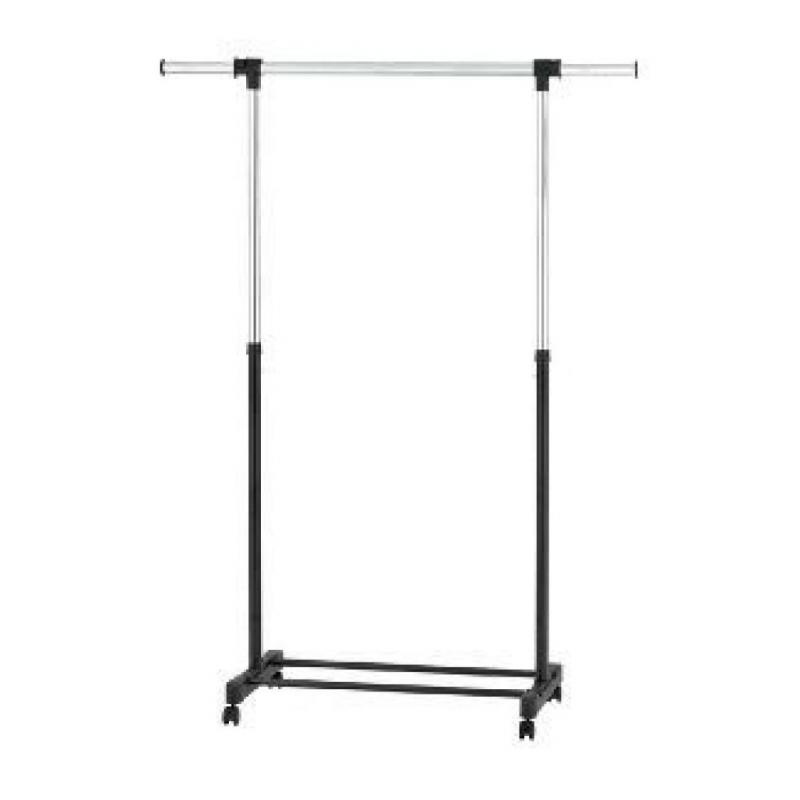 Adjustable Single Rod Garment Rack Black - Room Essentials