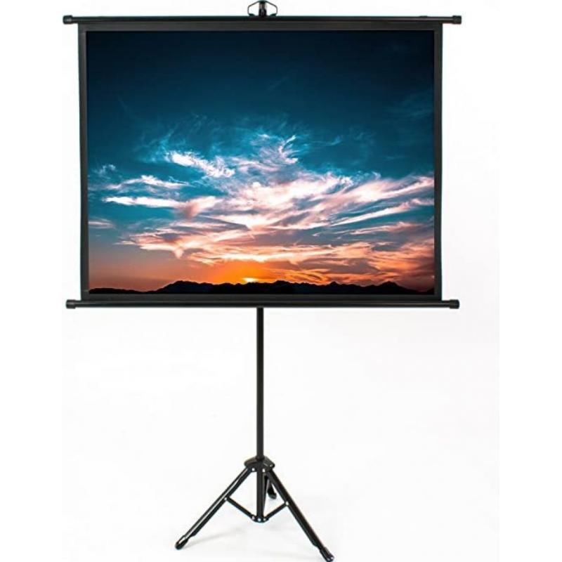 VIVO 50 inch Mini Portable Indoor Outdoor Projector Screen 50 inch