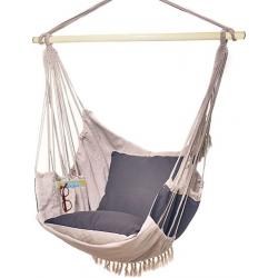 Bdecoru Hanging Hammock Chair Large Swing Chair | Sitting and Reclining Position