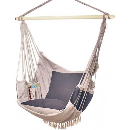 Bdecoru Hanging Hammock Chair Large Swing Chair | Sitting and Reclining Position