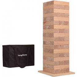 Jumbo Sized Wood Toppling Tower Game