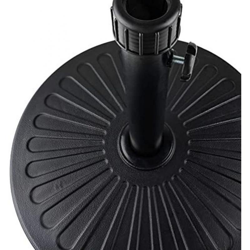 Scuoie 2 in 1 Patio Umbrella Stand Black