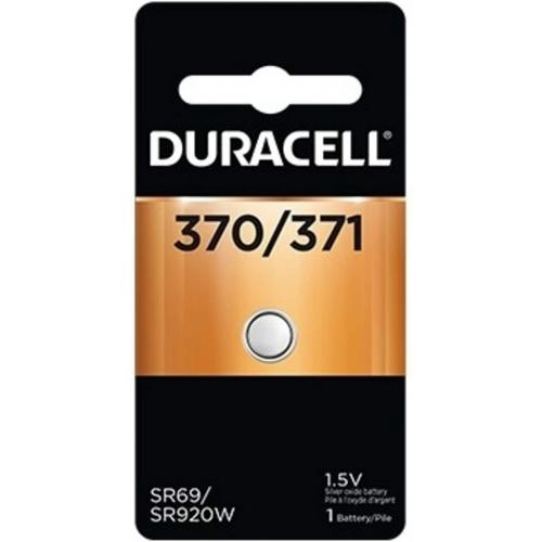 Duracell Watch 370/371 Silver Oxide Battery Pack of 6