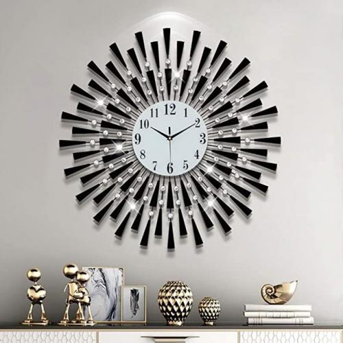 23.6 Metal and Crystal Wall Clock