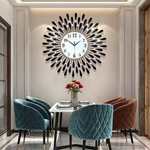 23.6 Metal and Crystal Wall Clock