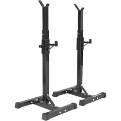 USGUOQIU Adjustable Barbell Rack