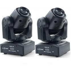 2 pack LED Moving Head Spot