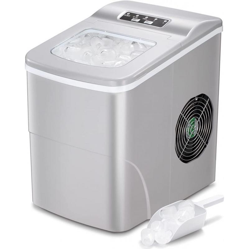 AGLUCKY Counter Top Ice Maker Machine