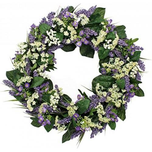 Bishop Lace Spring Front Door Wreath