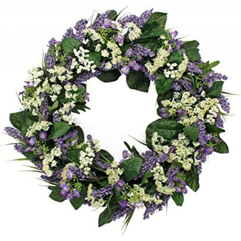 Bishop Lace Spring Front Door Wreath