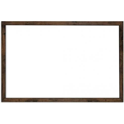 Rustic Brown Wood Frame Dry Erase Board