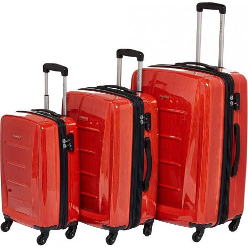Winfield 2 Fashion 3 Piece Orange Luggage