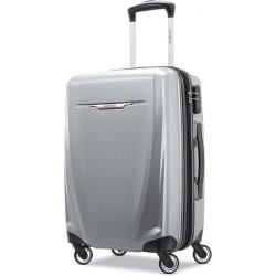 Samsonite 3 DLX Adjustable 20 Hardside Silver Spinner Suitcase