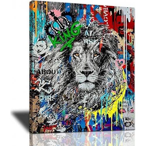 Lion Canvas Art Picture 20x16