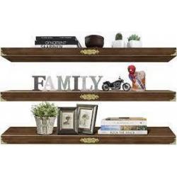 Floating Shelves Brown Set of 3, 30