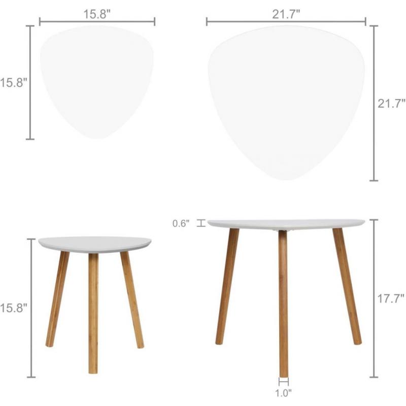 Bameos Bamboo Nesting Table