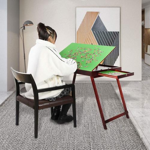 Wooden Jigsaw Puzzle Table