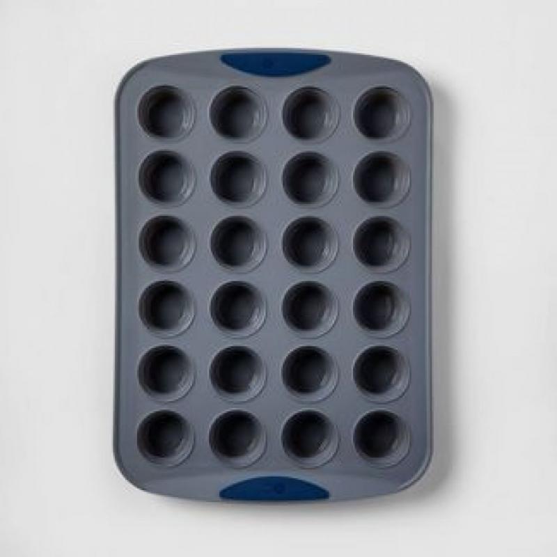 Silicone Mini Muffin Pan 24 cup