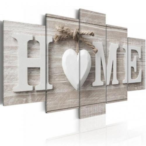 Love Sanctuary Canvas Art Home 5 piece Painting