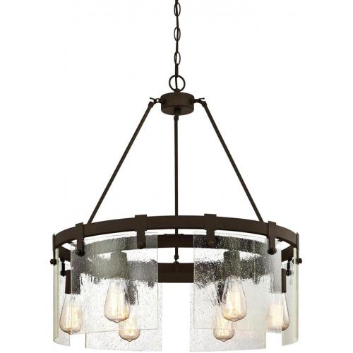 6 light chandelier (Bulbs not included)