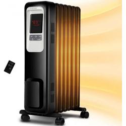 Space Heater 1500 Watts Oil Filled Radiator Electric Heater