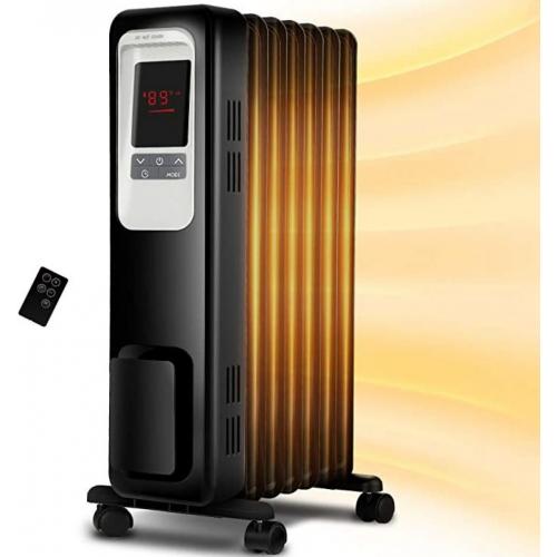Space Heater 1500 Watts Oil Filled Radiator Electric Heater