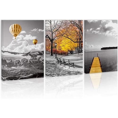 Scenery Canvas Prints Three Pack