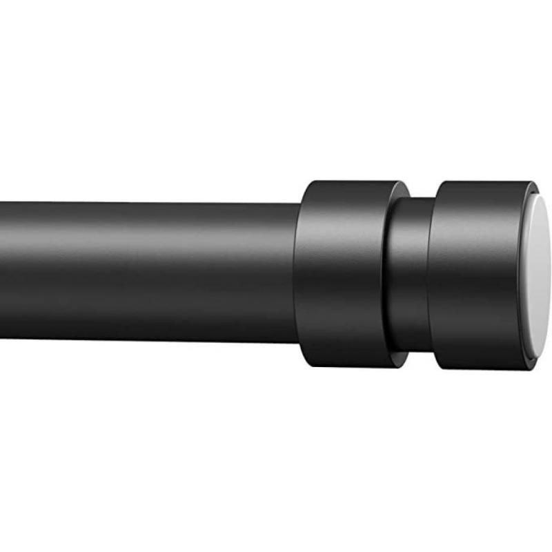 Briofox Tension Shower Rod, Matte Black