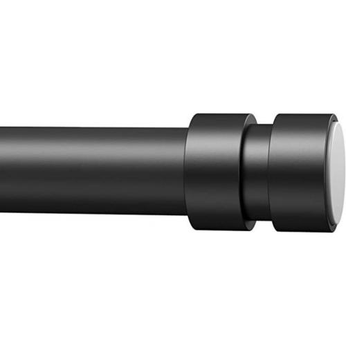 Briofox Tension Shower Rod, Matte Black