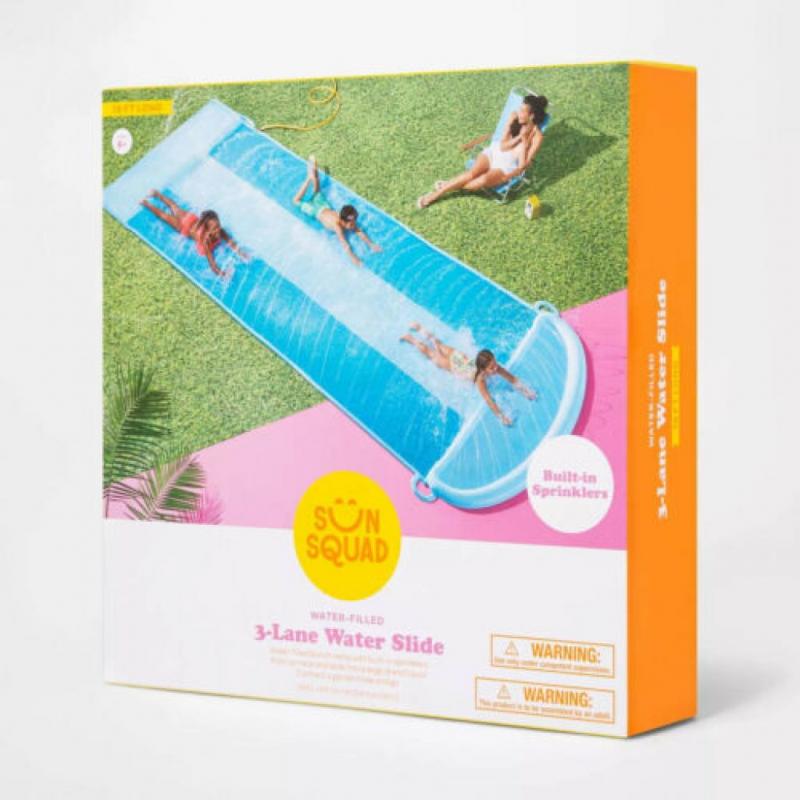 Triple Water Slide - Sun Squad